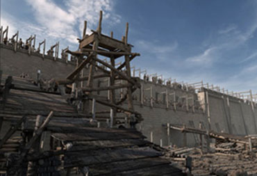 大型紀(jì)錄片《帝陵》建造類三維動(dòng)畫